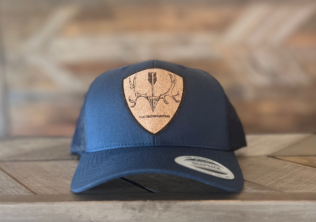 Navy Blue | Thats Bowhunting| Cork Mule Deer Shield | Classic Yupong