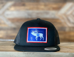 That's Bowhunting | Black Trucker | Elk Flag