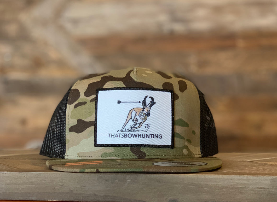 That's Bowhunting | Multi-cam Trucker Snap back | Antelope Patch