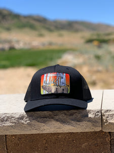 Black| Aspen Elk Patch| classic yupong